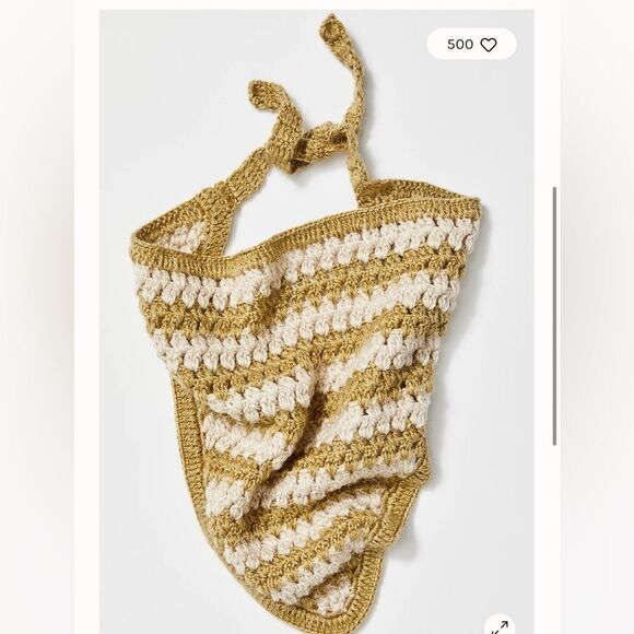 Free People Star Of The Show Crochet Hair Scarf - Picture 2 of 5
